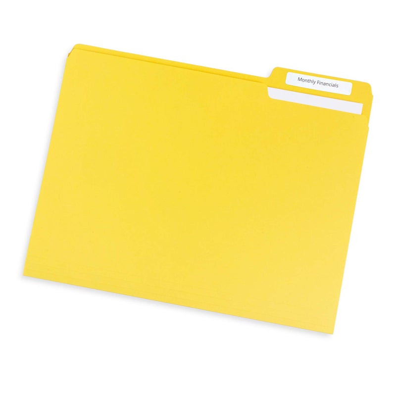 Blue Summit Supplies 100 Warm Tones File Folders, 1/3 Cut Tab, Letter Size, Assorted Colors, Great for Organizing and Easy File Storage - Image 3